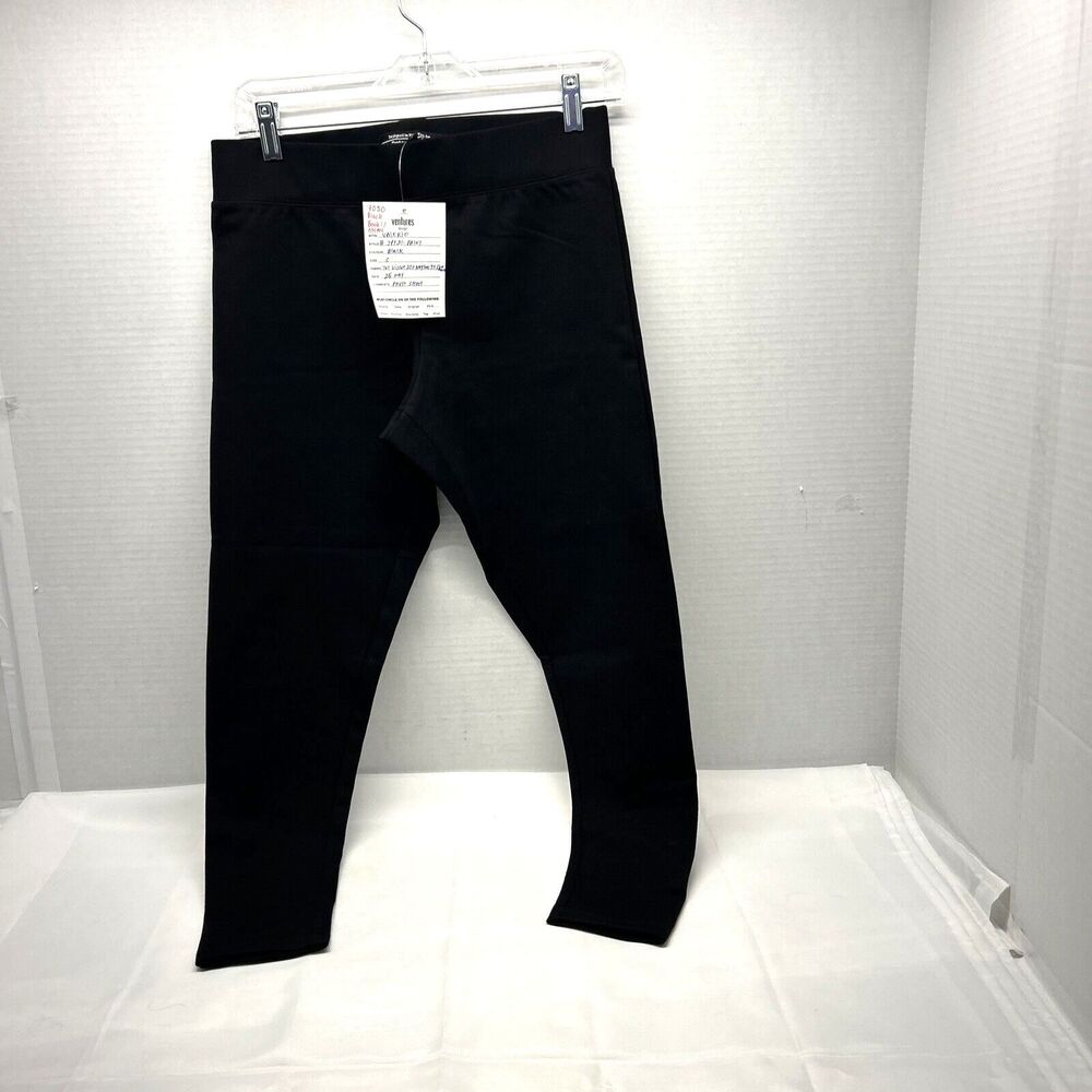 J Peterman Stretch Pant/Leggings Ankle Pant Black Used in Photo Shoot SZ S
